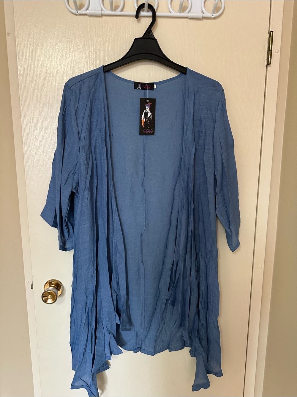 2 for 30 Lightweight Blue Drape Cardigan